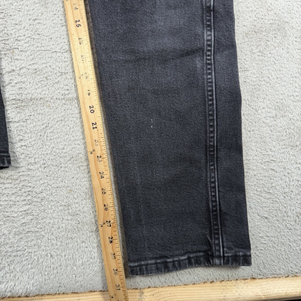 Wrangler Jeans Men 34x30 (Fit 32x30) Black Straight Leg 4020 Western Rodeo Denim - Picture 6 of 9